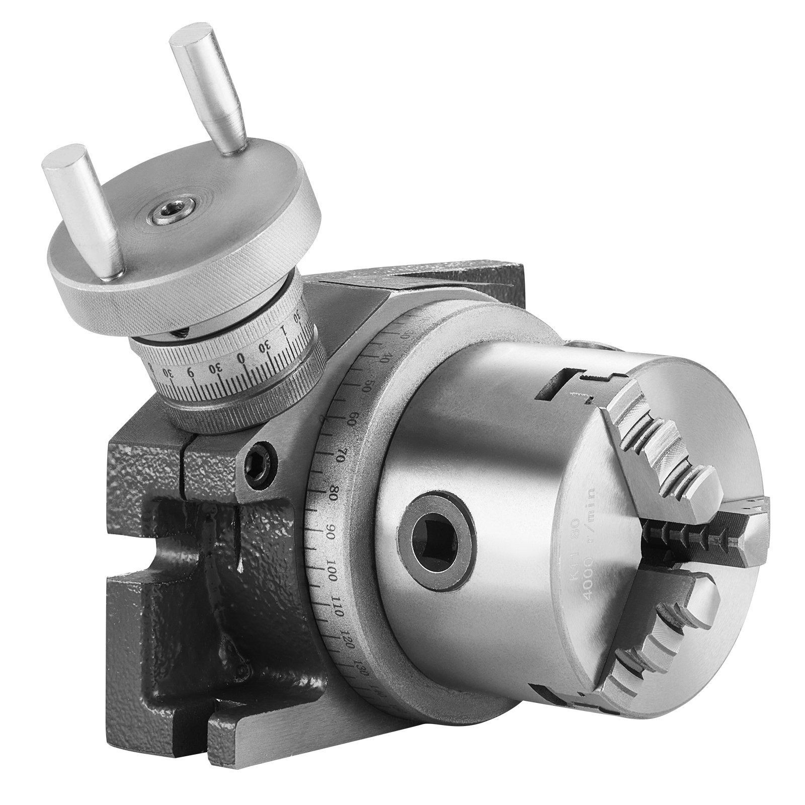 100mm 4 in Horizontal Vertical Rotary Table for Machining and Milling