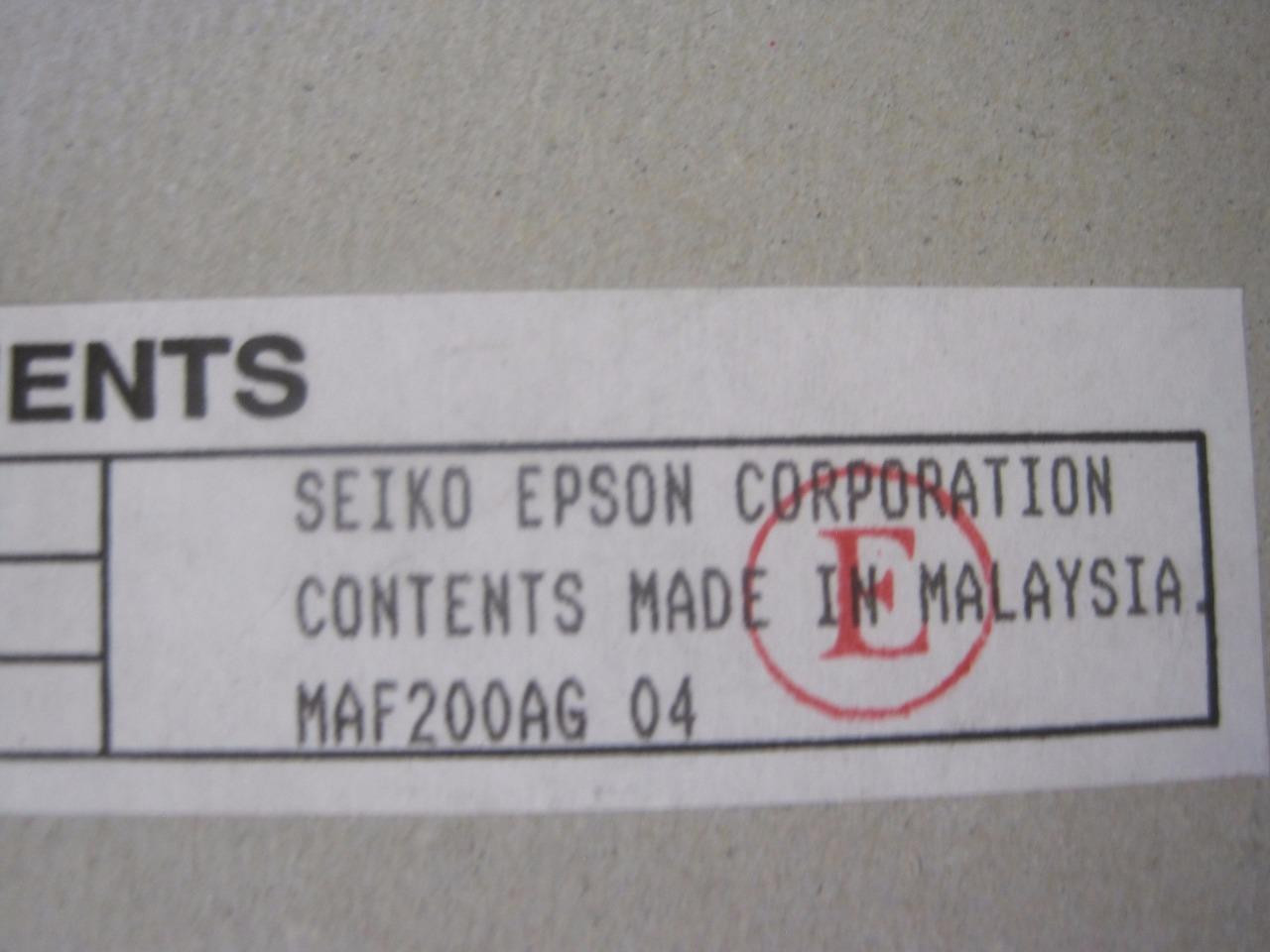 LOT OF 10 SEIKO EPSON QD40H8868 CRYSTAL COMPONENTS MA-406 20.0000MHZ C6E000428
